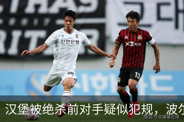 汉堡被绝杀前对手疑似犯规，波尔津质疑裁判尺度